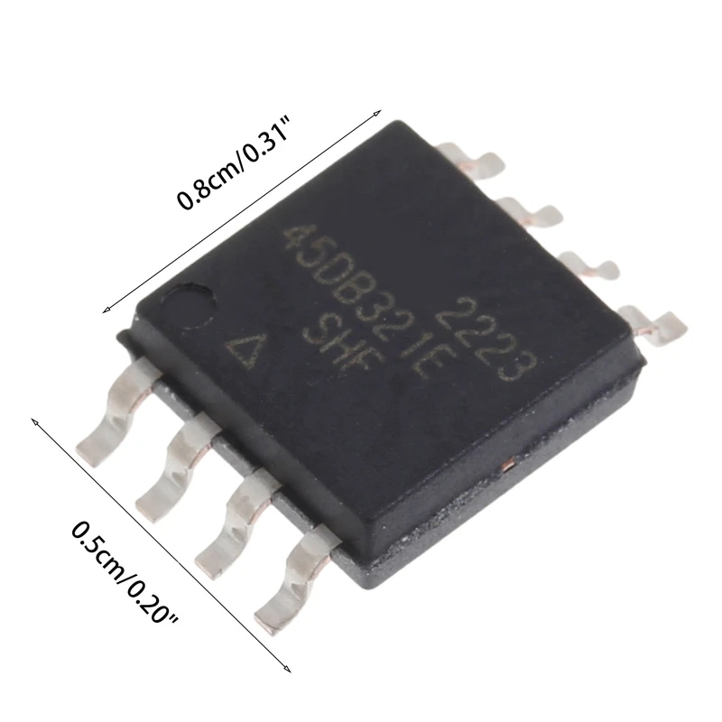 AT45DB321E-SHF-T 45DB321E-SH AT45DB321 SOP8 Serial Memory 32MB bytes x 8192 Pages for Data Storage Application