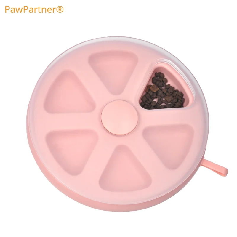 

PawPartner собака обогащение Игрушки Прочный кот головоломки для умного питомца лечить дозатор для обучения Смешные кормления IQ игры