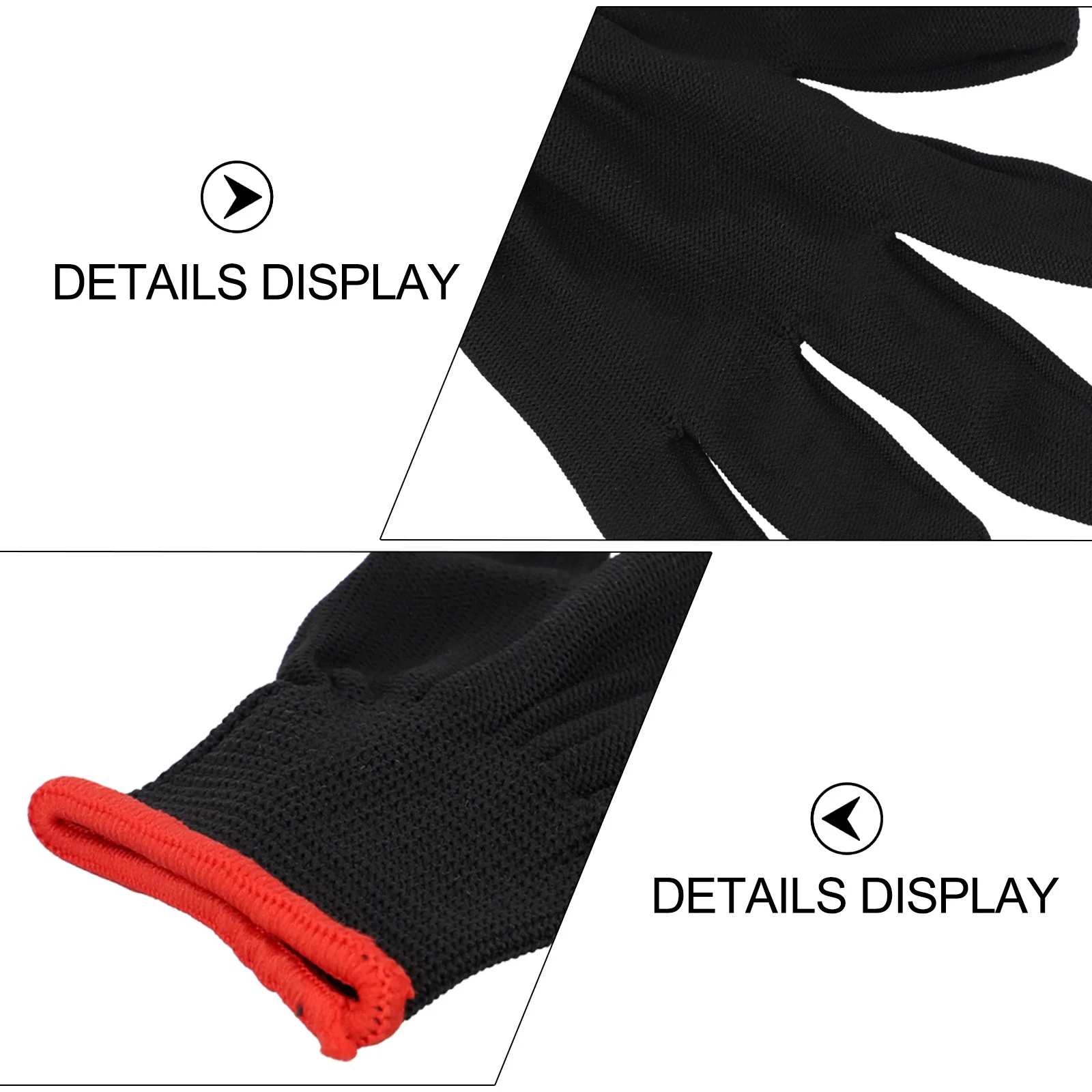 2 stücke Anti-Schmerzen Finger Hand Gitarre Handschuhe Bass Handschuhe Praxis Anfänger Musiker Gitarre Finger Protektoren Gig Handschuhe S/M/L – Detail 9