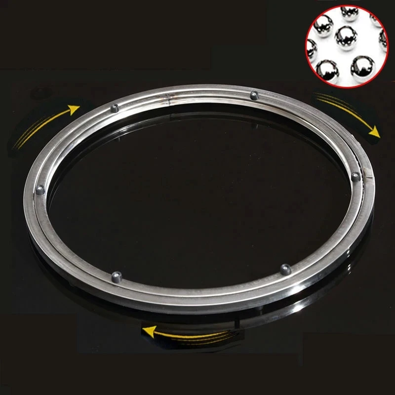Stainless Steel Lazy Susan Turntable Swivel Base Heavy Duty Round Rotating Ball Bearing Plate Hardware rotating turntable plate