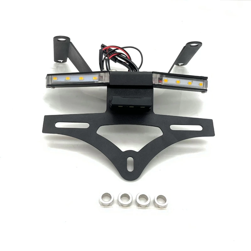 

For Honda CB650R CBR650R 2019 2020 Rear Fender Eliminator License Plate Holder Mount Bracket With LED Turn Signal Light