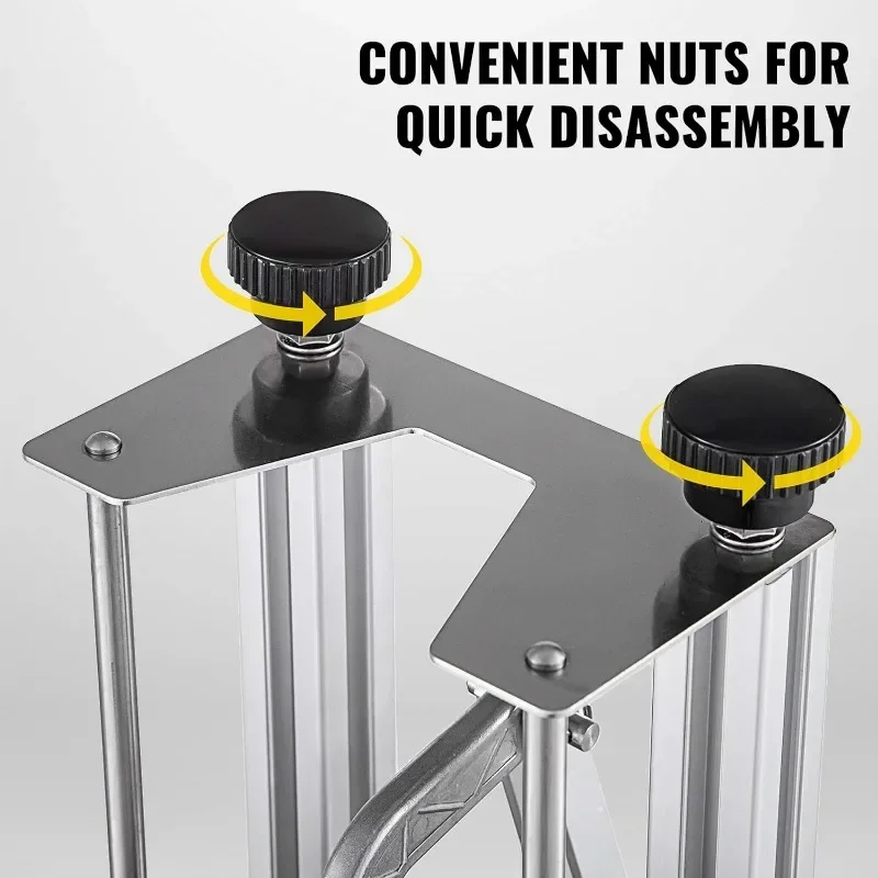Commercial French Fry Cutter with 4 Replacement Blades, 1/2" or 1/4" or 3/8" 6 8-wedge Slicer 6-wedge Apple Corer
