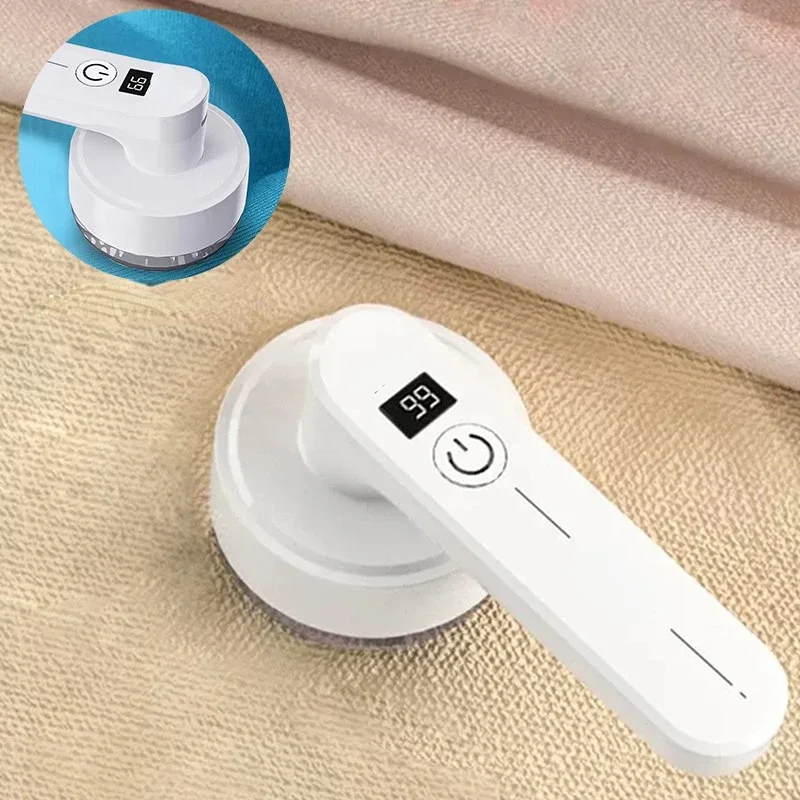 

Портативное перезаряжаемое зеленое и белое средство для удаления волос на свитере-Deato