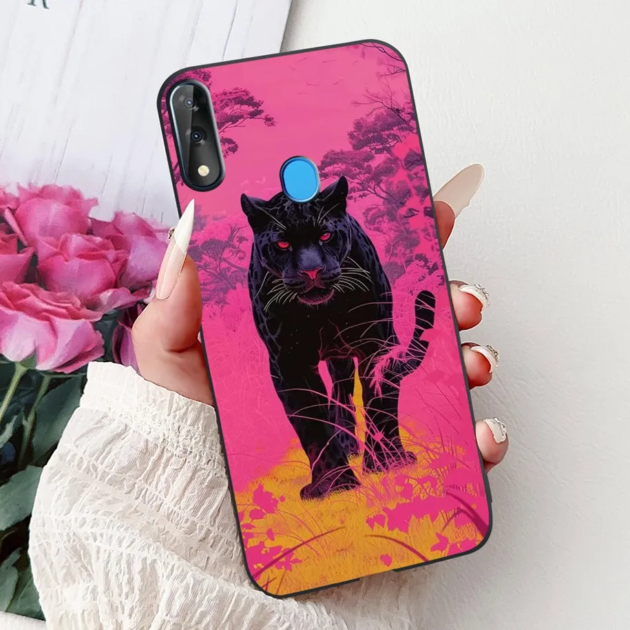 Cute Cool Spider Tiger Marble Soft Silicone Shockproof Phone Case Cover