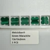 Meisidian 4 Leaf Clover 5 PCS 8-23mm Onyx Black Agate Blue Lapis Lazuli Four Leaf Clover Stone 3