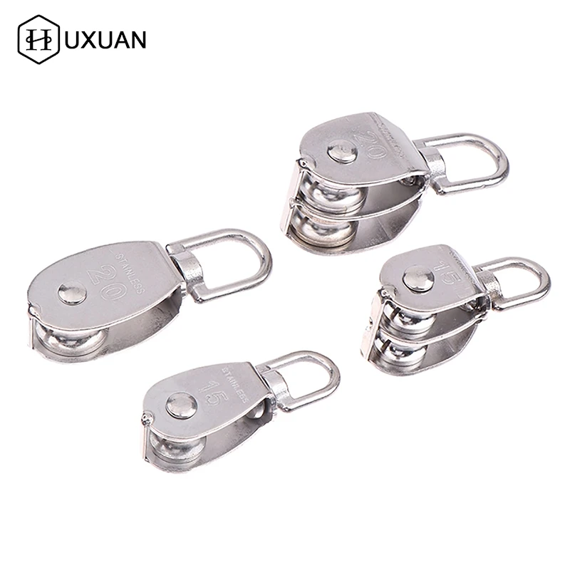 Swivel Pulley 304 Stainless Steel Duplex Bearing Super-Silent Detachable Rotation Gym Traction Wheel swivel pulley