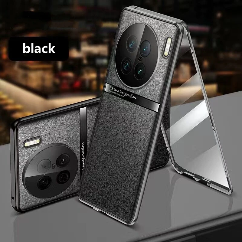 360 Full Cover For Vivo X90 Pro Plus Case Tempered Glass Flip