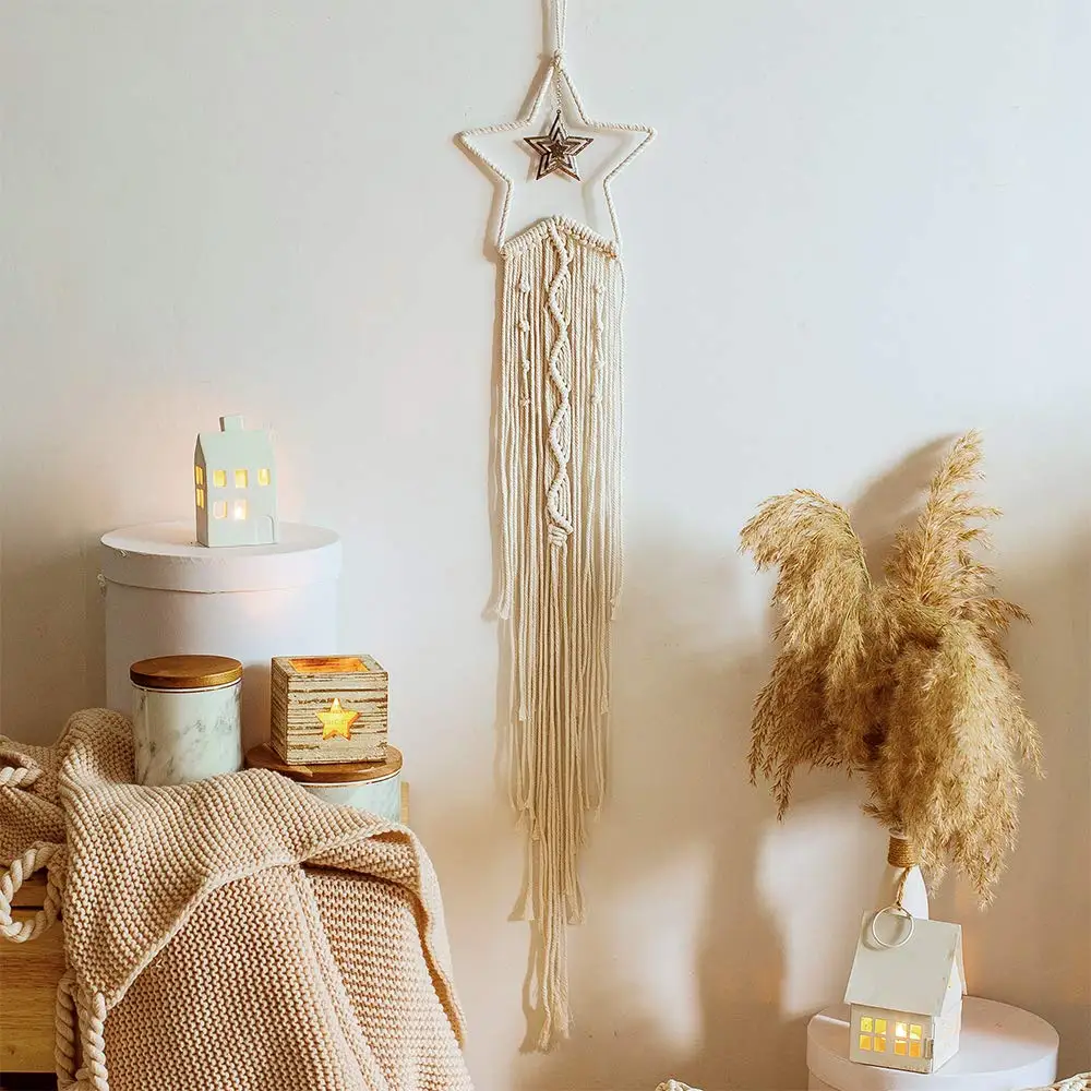 Acchiappasogni Boho Con Piume E Turchese – Decorazione Da Parete Etnica Per Camera Da Letto, Dormitorio O Casa, Diametro 13 Cm.