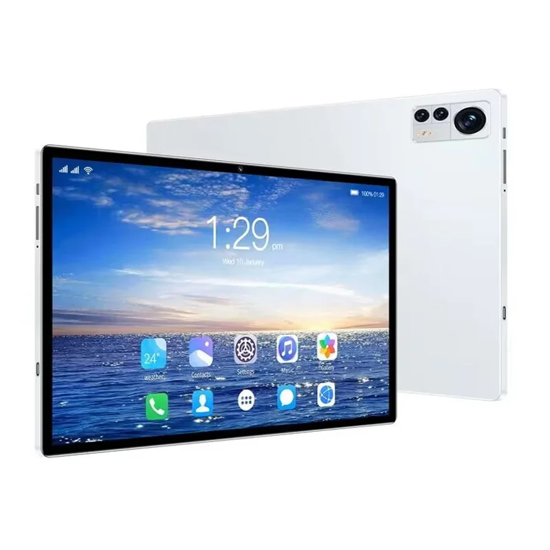 New 10.1 Inch Tablet Pc 8GB RAM 64GB ROM Octa Core Tablets Google Play 4G LTE Phone Call Dual SIM Android 12 WiFi GPS Bluetooth 5