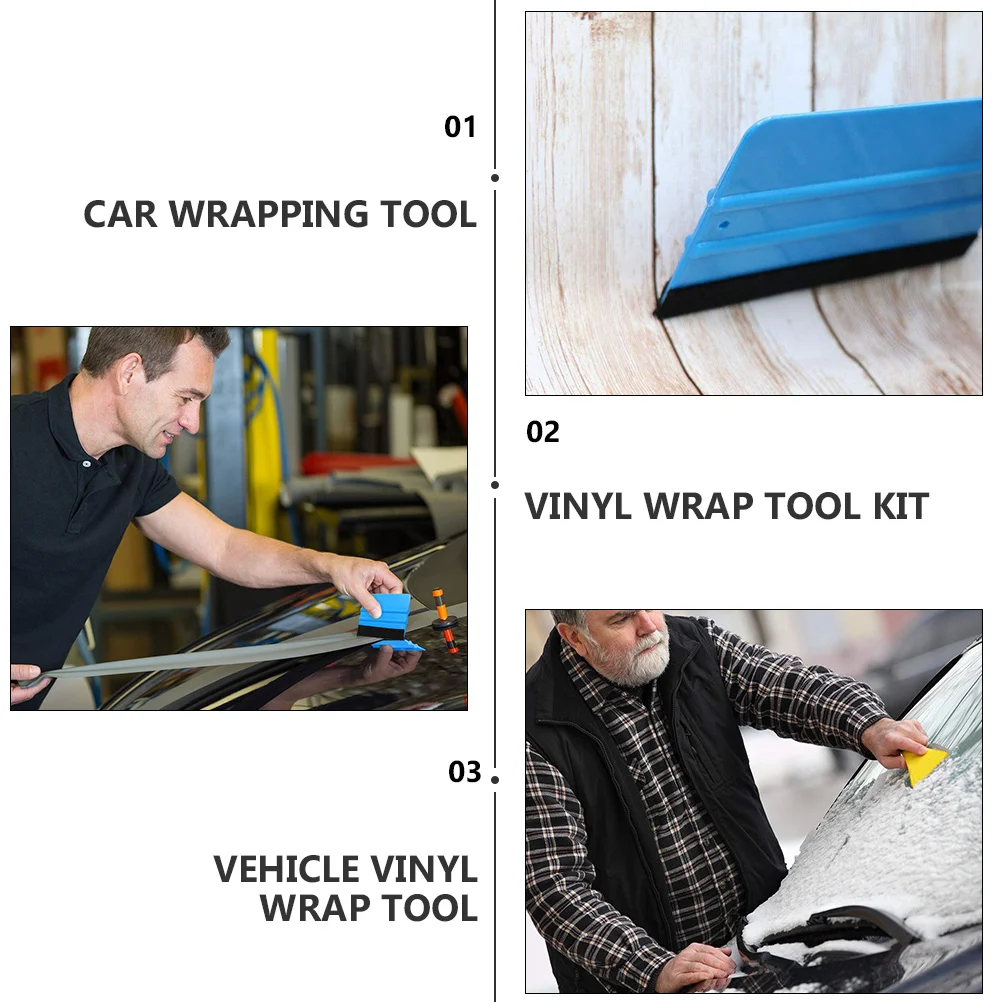 Tool Tint Car Window Film Supplies Installation Squeegee Kit Scraper Trimmer Installing Set Wrap Vinyl Application