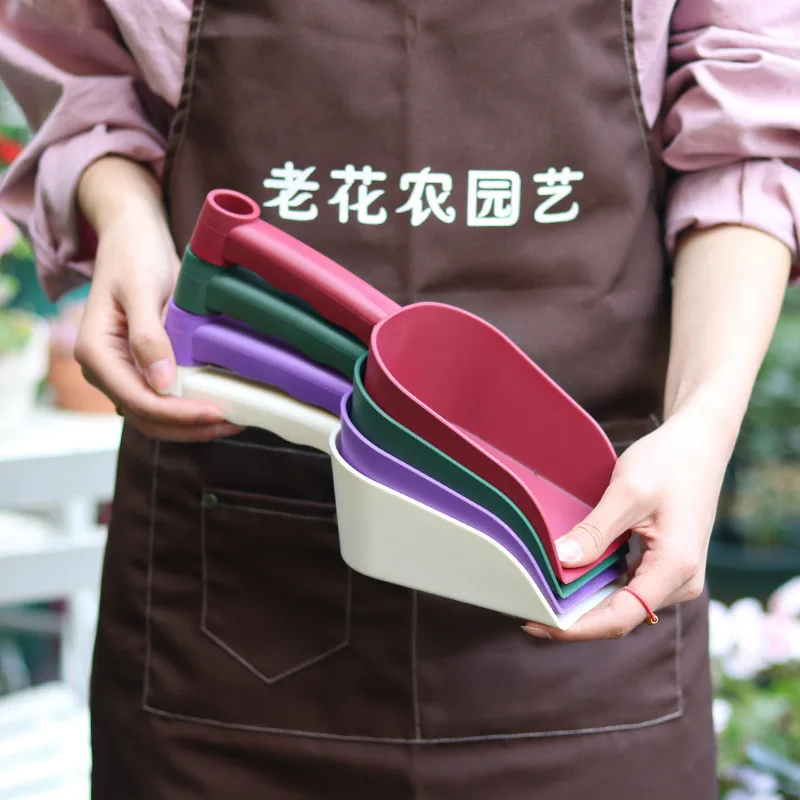 Garden Tools Plastic Thickened Soil Shovel Household Garden Shovel Cat Litter Shovel Soil Loosening Tool Gardening Scoop 2