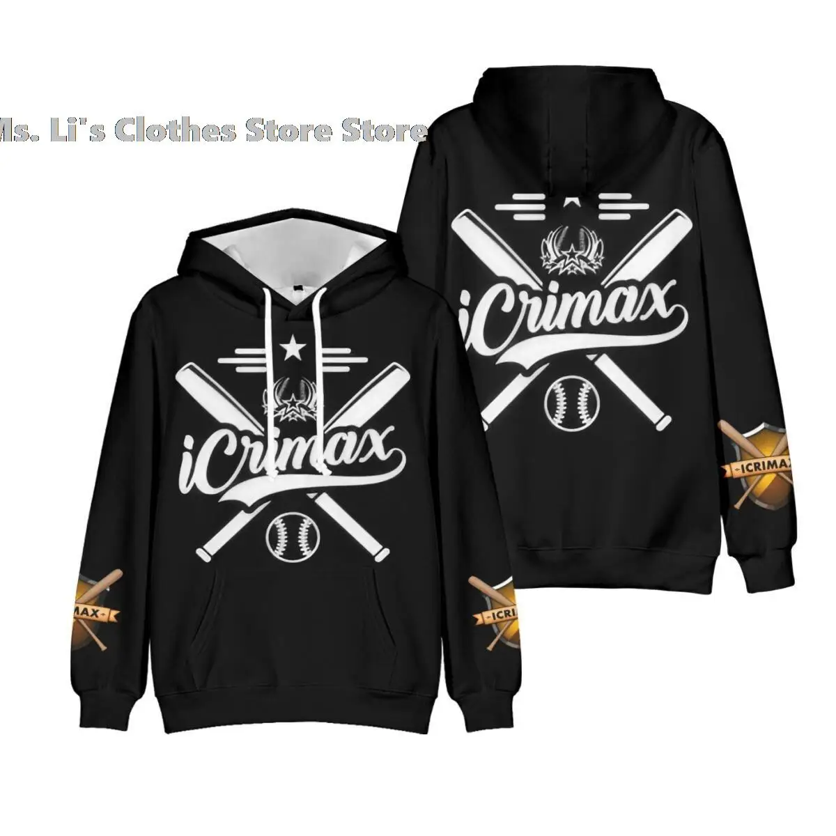 

Icrimax Merch Hoodie Sweatshirts Unisex Pullover Hip Hop Streetwear Teenage Hoodies Hot Sale Kids Clothes 2022 Outwear