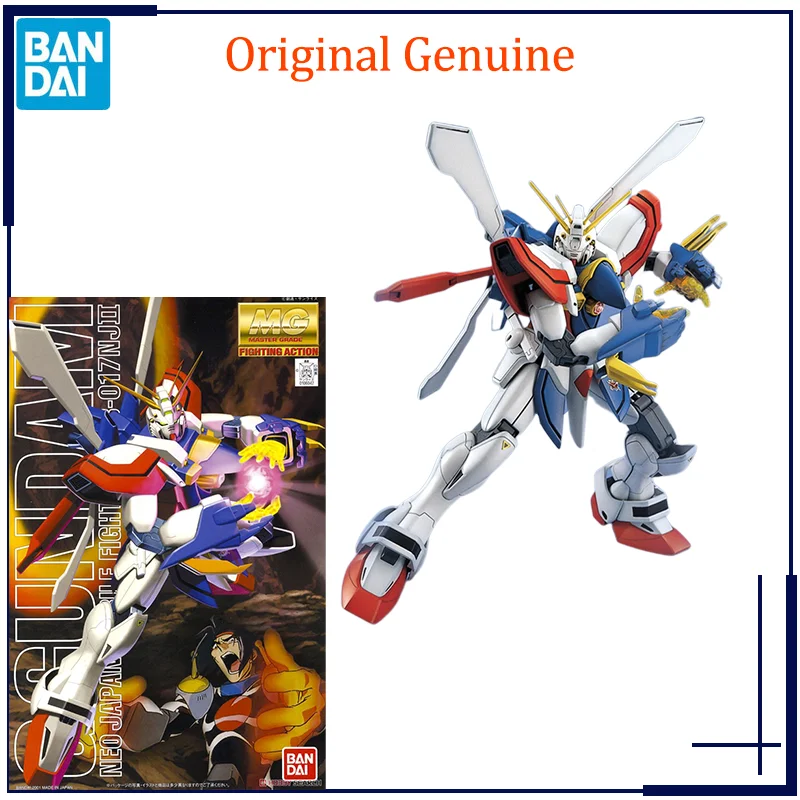 

Original Genuine MG 1/100 GF13-017NJ II GOD GUNDAM King of Heat Bandai Anime Model Toys Action Figure Gifts Collectible