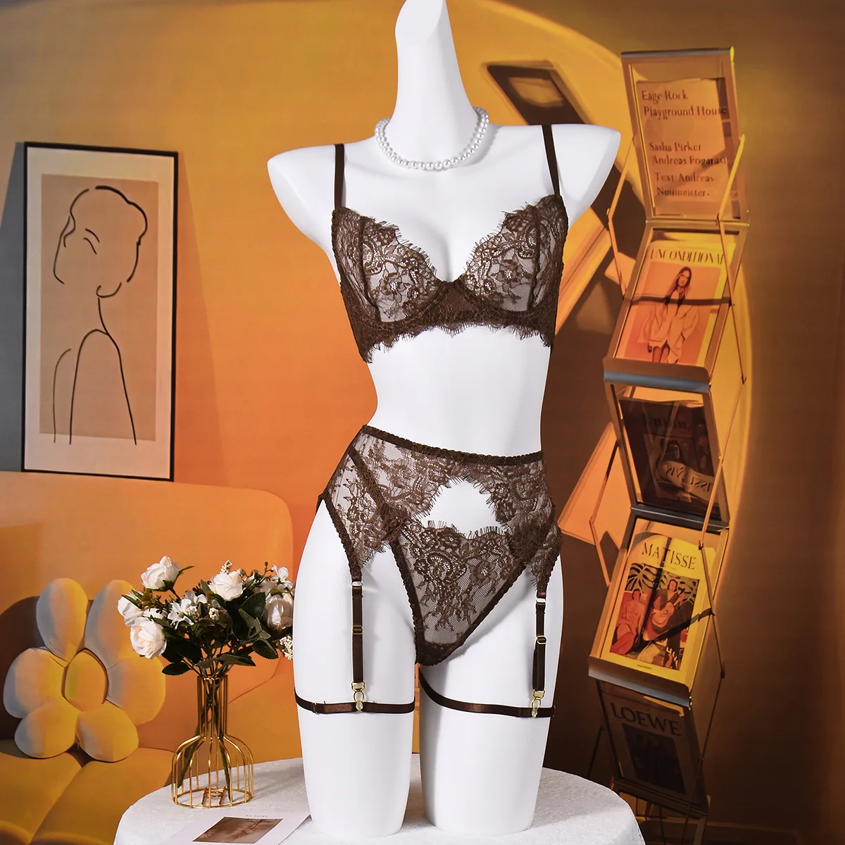 leg ring accessory detail