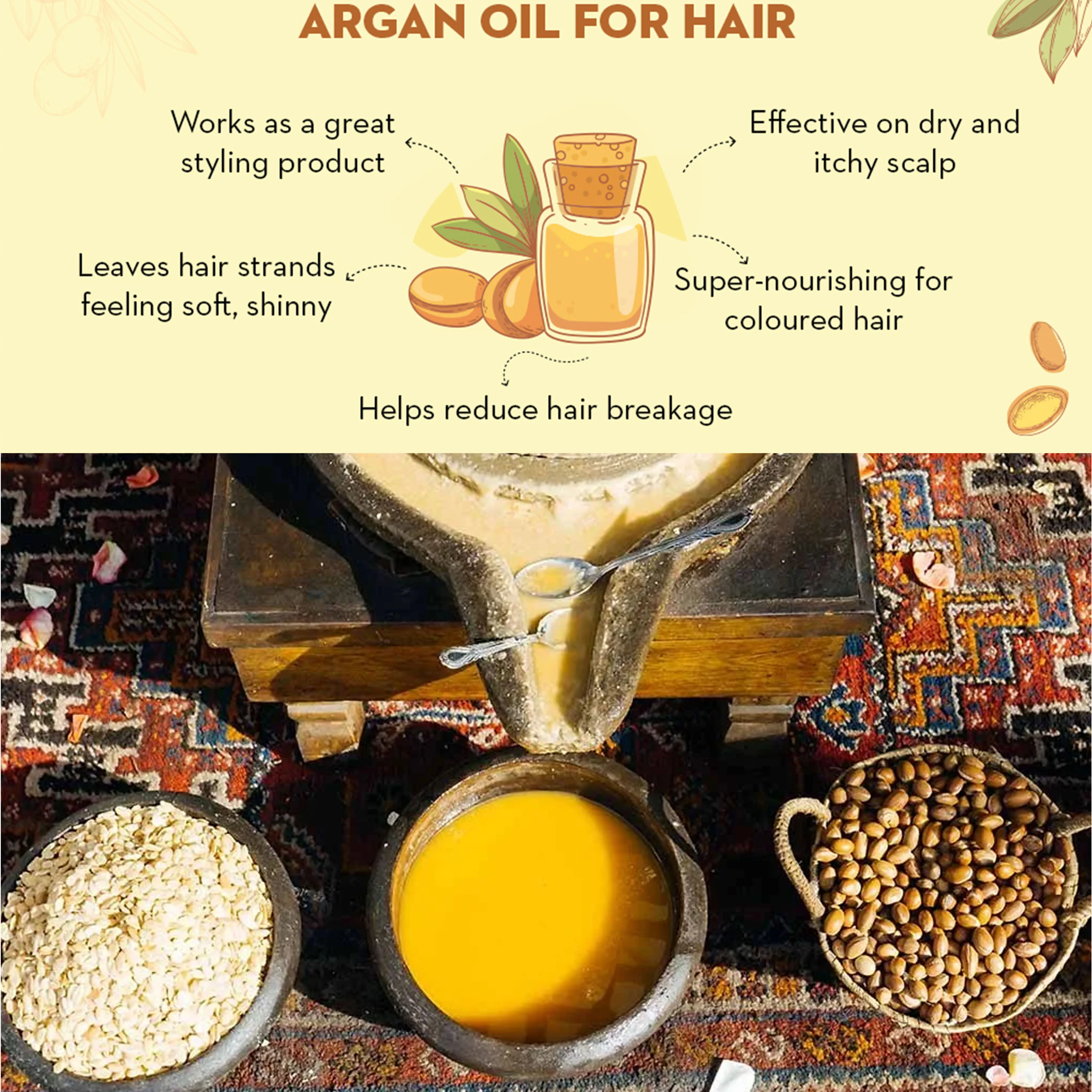 Layden Pure Argan Oil Moisturizes and Conditions Scalp Roots and Strands For Thick Full Healthy-looking Hair hair oil hair essence oil hair conditioner