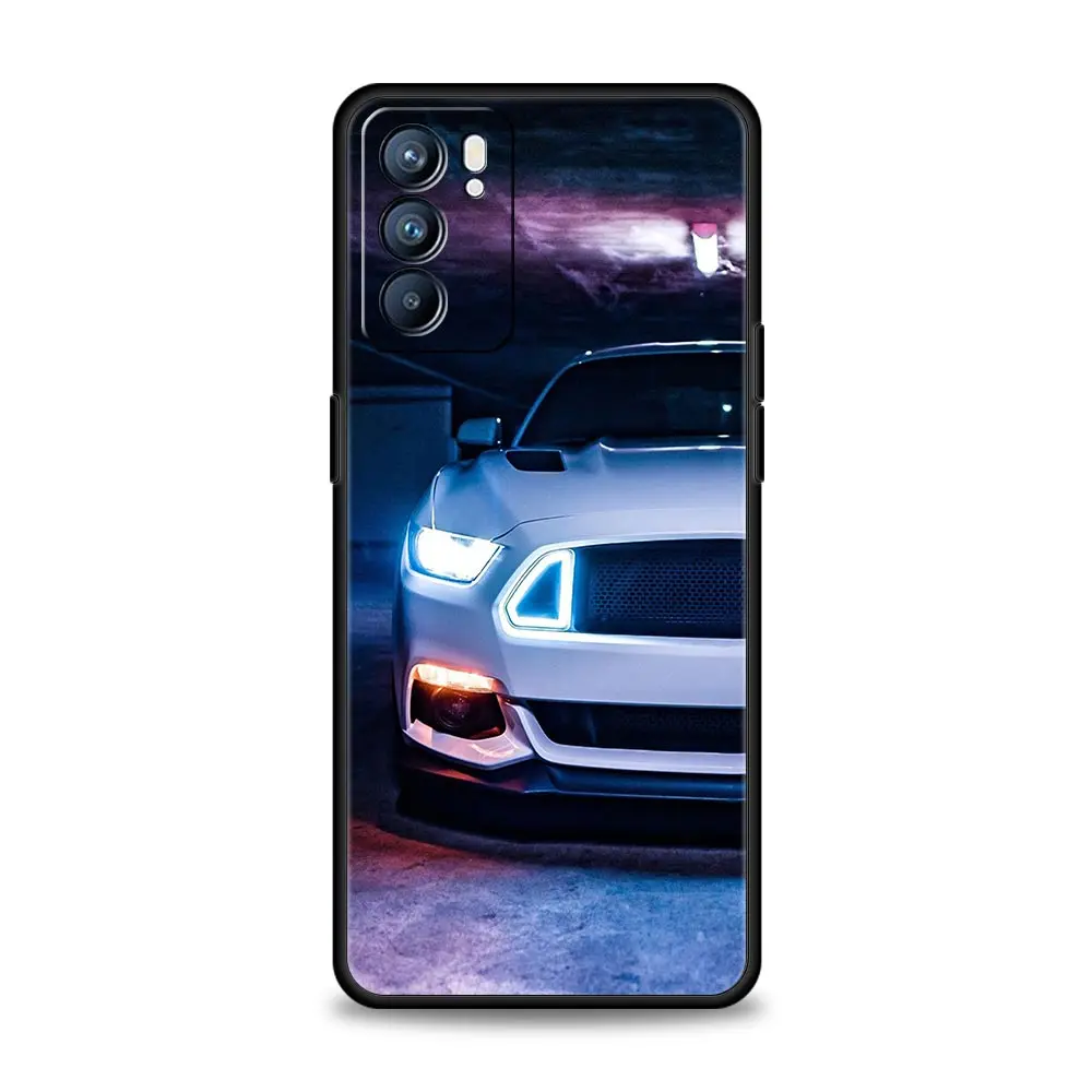 Luxury Sport Car Design Soft Phone Case for Oppo - Sleek and Stylish Protection