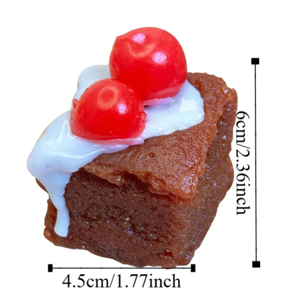 Squishy Cake Stress Relief Toy - Soft & Shapeable Fidget for Kids, Cute Party Decor