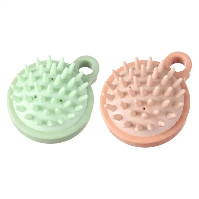 

Shampoo Massager Brush Silicone Shampoo Brush Hair Scalp Massager Plastic Sanitary Comb Head Scubber Showering Supplies For Men