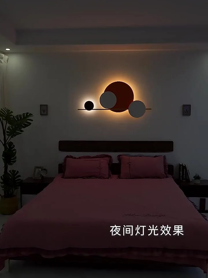 Креативное домашнее украшение современные новые светодиодные настенные лампы