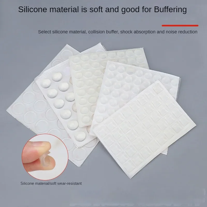 Silicone cabinet bumpers Rubber Damper er Shockproof furniture pad Cushion Self Adhesive door handle stopper wall protector Door Stopper Silicone Door Stopper Door Stopper Bumpers Silicone Rubber Bumpers