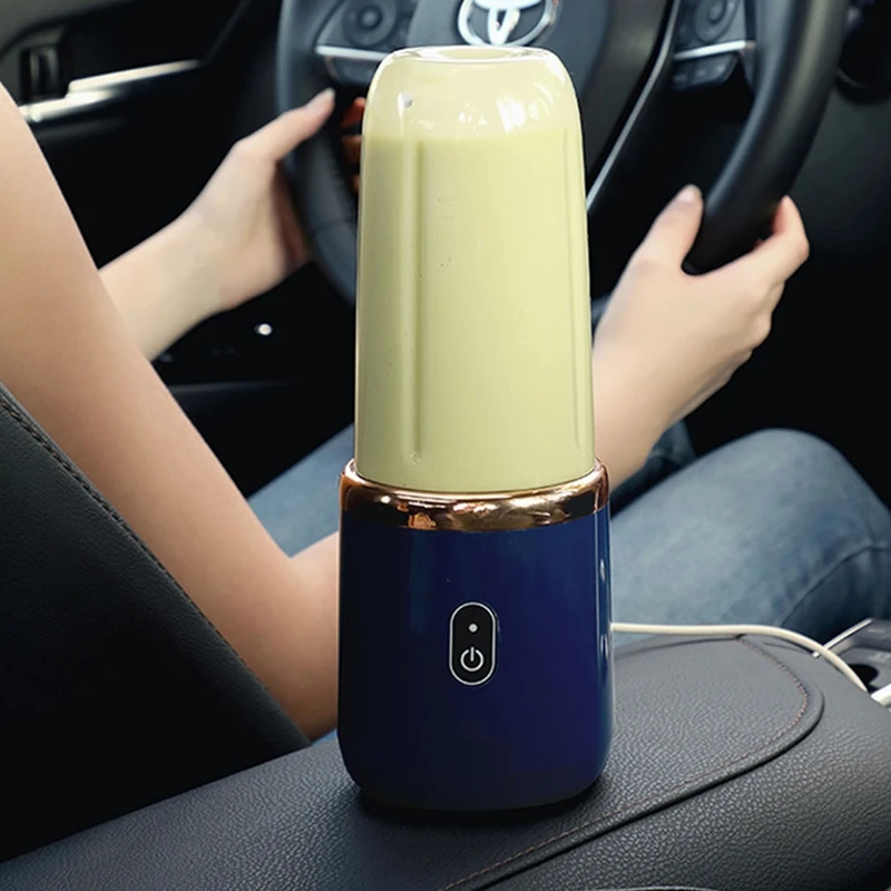 Portable Electric Juicer Lemon Orange Fruit Squeezer Wireless Blender USB Mixer Juicer Machine Smoothie Blender 400ml For Travel