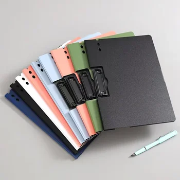 Cartelle Portadocumenti A4 con Copertina Rigida, Portablocco per Test, Strumento di Archiviazione, Clip per Appunti, Organizzatore Documenti, Cancelleria Scolastica