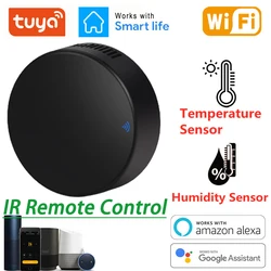 Universal Smart Home WiFi Infrared Controller with Voice Assistant Support (IR with TH)