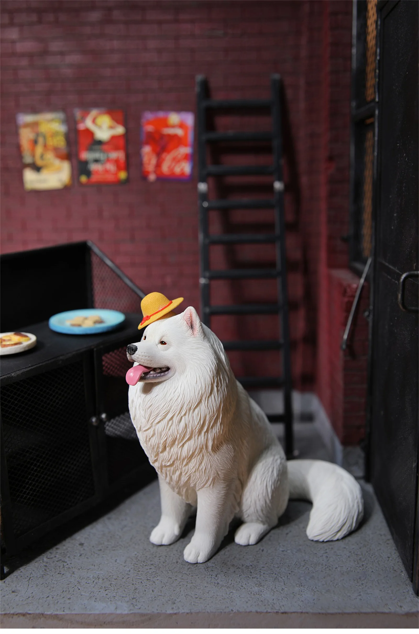 フィギュア　サモエド B 1/6 レジン製塗装済み完成品 Amazon.co.jp: BACALYSO | JXK 1/6 サモエド 犬 ワンコ イヌ
