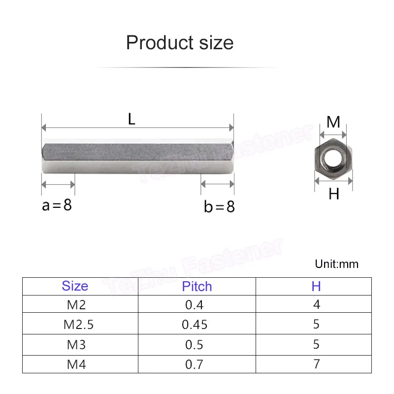 PATIKIL Distanziali In Alluminio M3 – 6 Pezzi, 3mm ID X 6mm OD X 37mm L, Filettati, Per Schede Madri, Droni, Auto RC E Modellismo