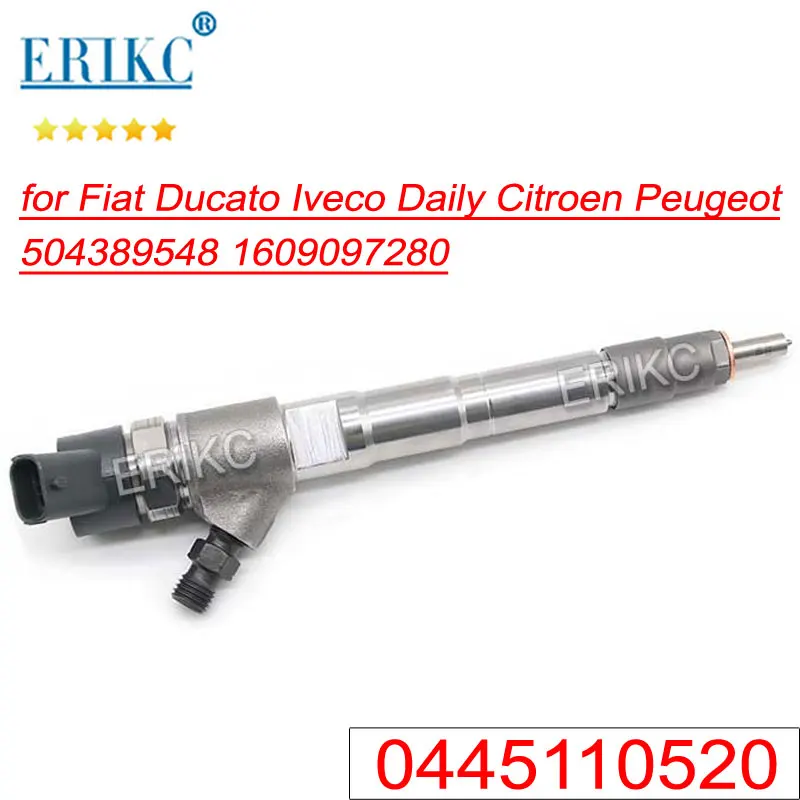 

0445110520 Diesel Injector Nozzle 0445110418 Common Rail Sprayer for Bosch Fiat Ducato Iveco Daily Citroen Peugeot 504389548