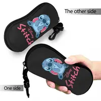 Harajuku Cartoon Stitch Glasses Case Lightweight Zipper Sunglasses Storage Box Anti-Pressure Sunglasses Box 2