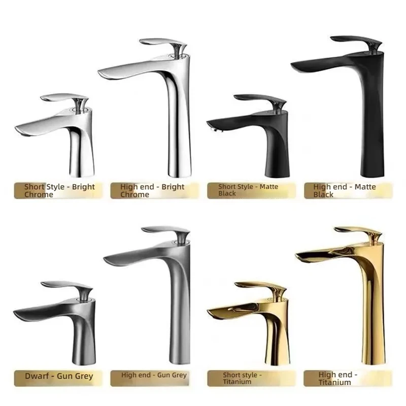 Classics High Quality Bathroom Washbasin Hot And Cold Water Faucet Household Toilet Countertop Single Handle Faucet