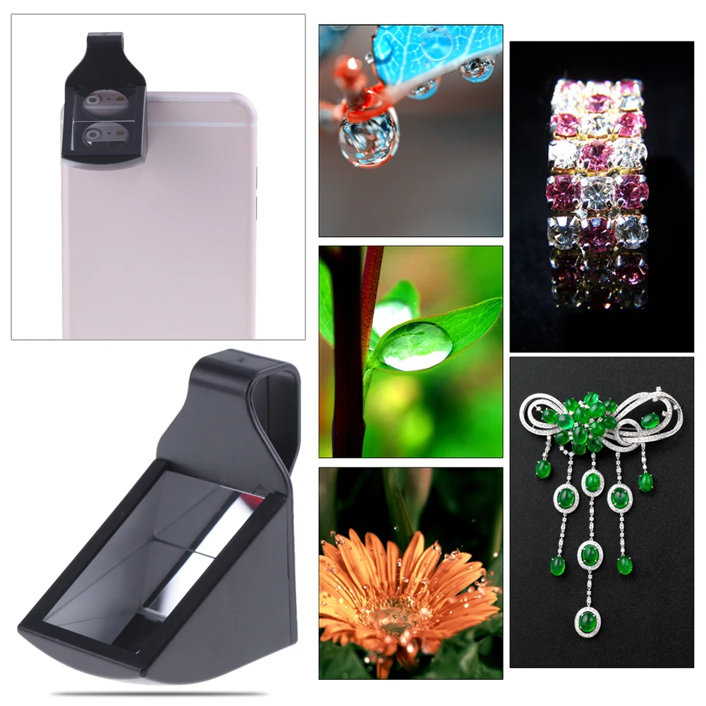 Mobile Phone Lens Smartphone Universal Clip 90 Degree Periscope Type Camera Lens Cellphone Accessories