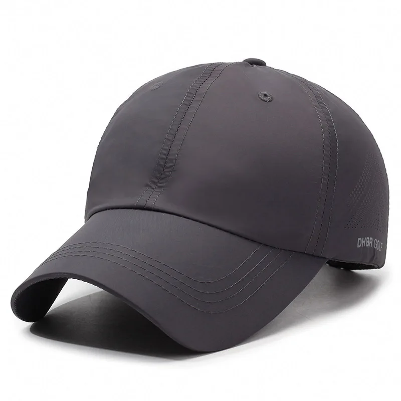 Frühling Sommer Schnelltrocknende Mesh-Kappe, Unisex Atmungsaktiver Sonnenhut, UV-Schutz Outdoor Casual Baseballkappe – Detail 11