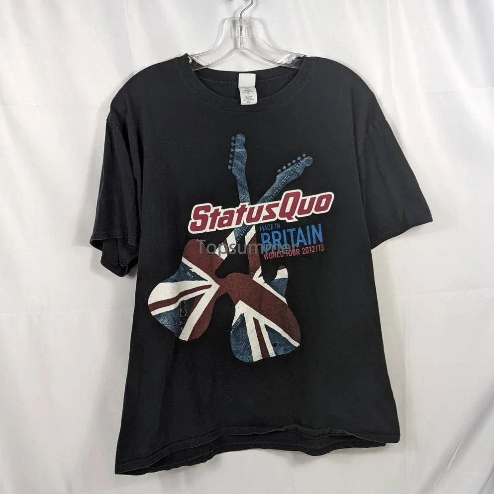 

Status Quo Xl 2013 World Tour T-Shirt Britain