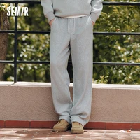 Semir pantalons de survêtement décontractés hommes 2025 automne nouveaux pantalons de sport en tricot polyvalent jambe droite ample unisexe vêtements pour hommes et femmes 1