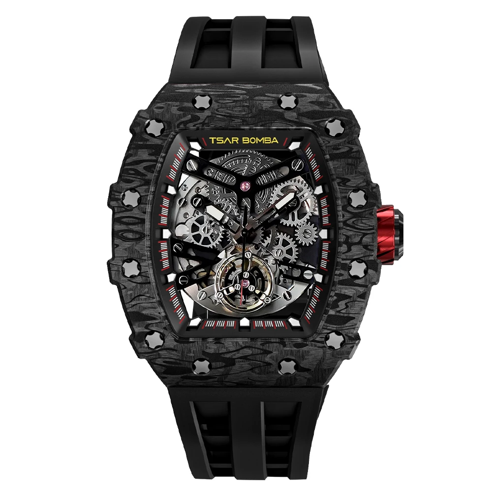 Tsar Bomba Tonneau Uhr Herren TSAR BOMBA Watch Business 50M Water