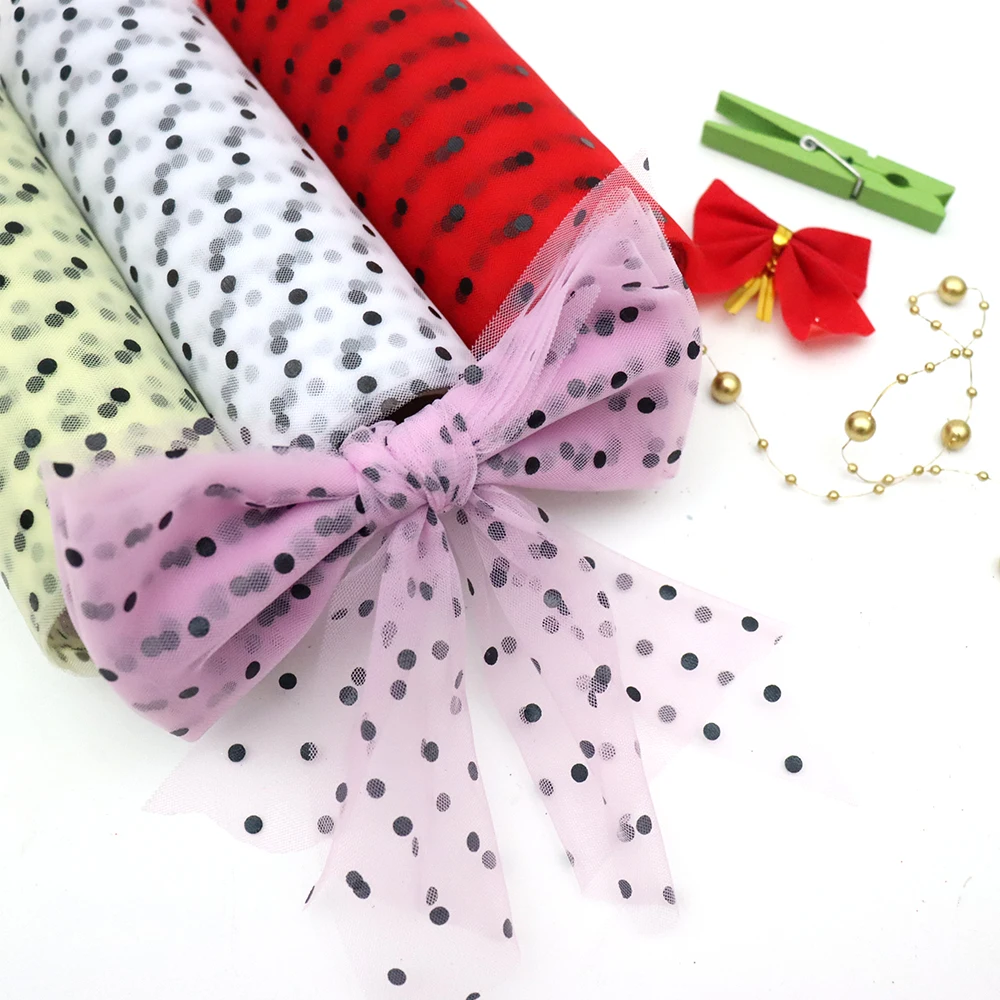 チュールリボン♡水玉チュール♡ヘアゴム♡親子コーデ S.Y/collect