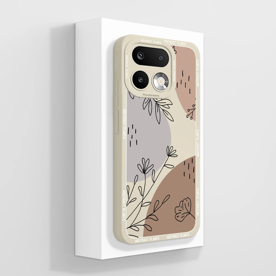 Lovely Cat Pattern Shockproof Full Coverage Liquid Silicone Phone Case