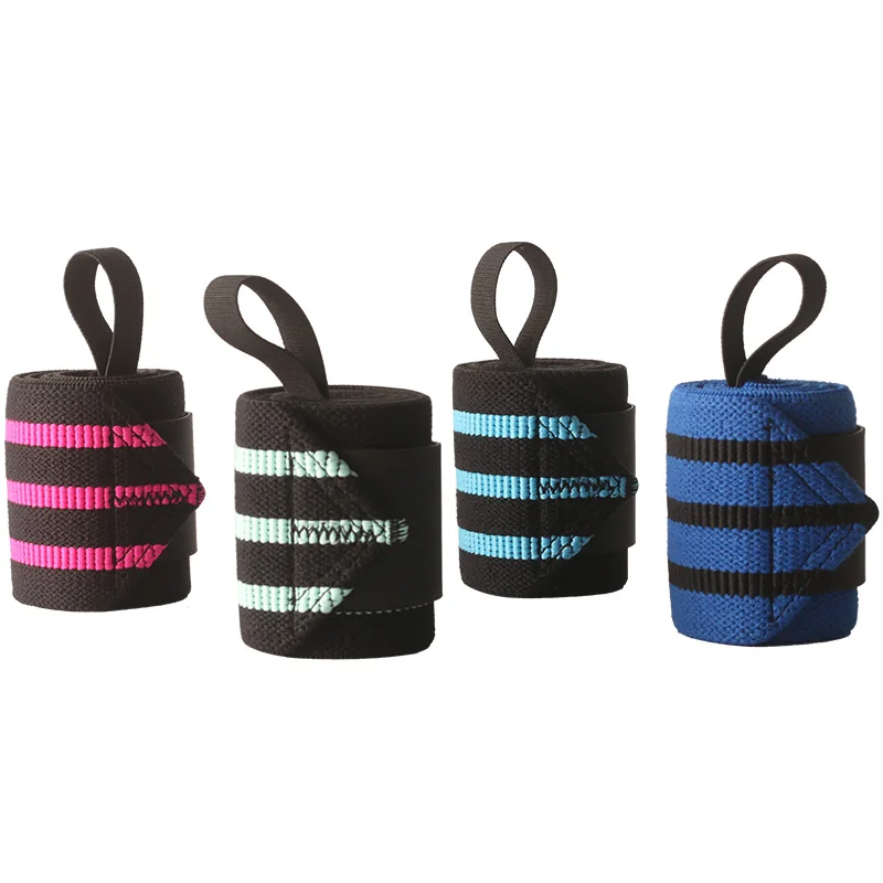 Soft Wrist Wraps for Weightlifting,Wrist Support with Heavy Duty Thumb Loop,Weightlifter's Straps Lifting for Men Women,55cm