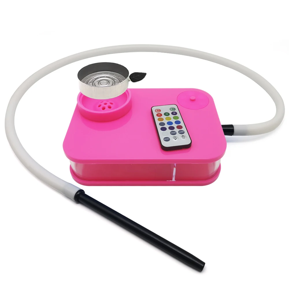 Square Acrylic Hookah Set with LED Light Bongs in Australian