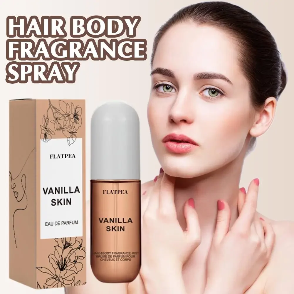 50ml Coconut Vanilla Skin Body Mist Vanilla Essential Oil For Skin Long-Lasting Hair Body Fragrance Mist Spray For Women