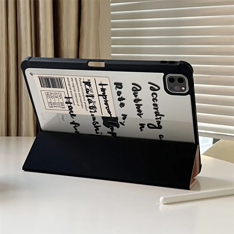 Capa Protetora de Papel Kraft Retro para Ipad 10.9 9.7 10.5 11 Polegada Pro 12.9 Polegada 2023 Mini ar com Titular do Entalhe do Lápis - Imagem 2