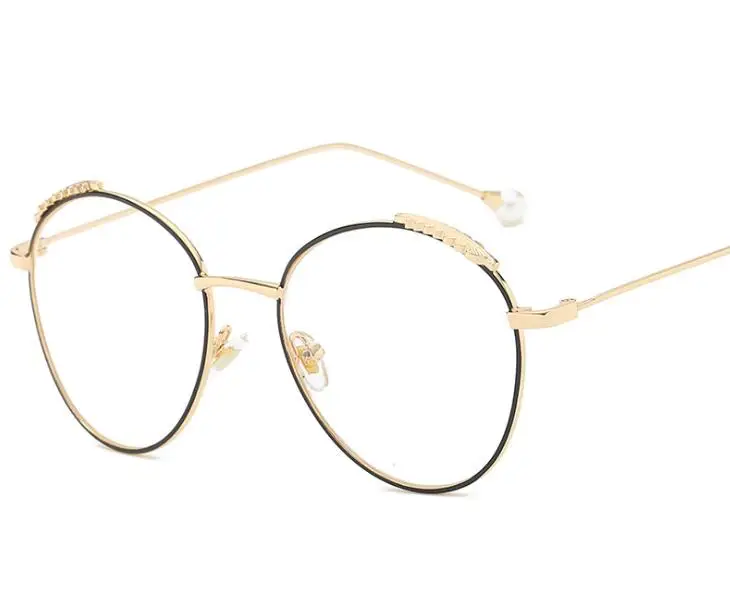

2024 New Fashion Sunglasses Men Sun Glasses Women Metal Frame Black Lens Eyewear Driving Goggles UV400 A04