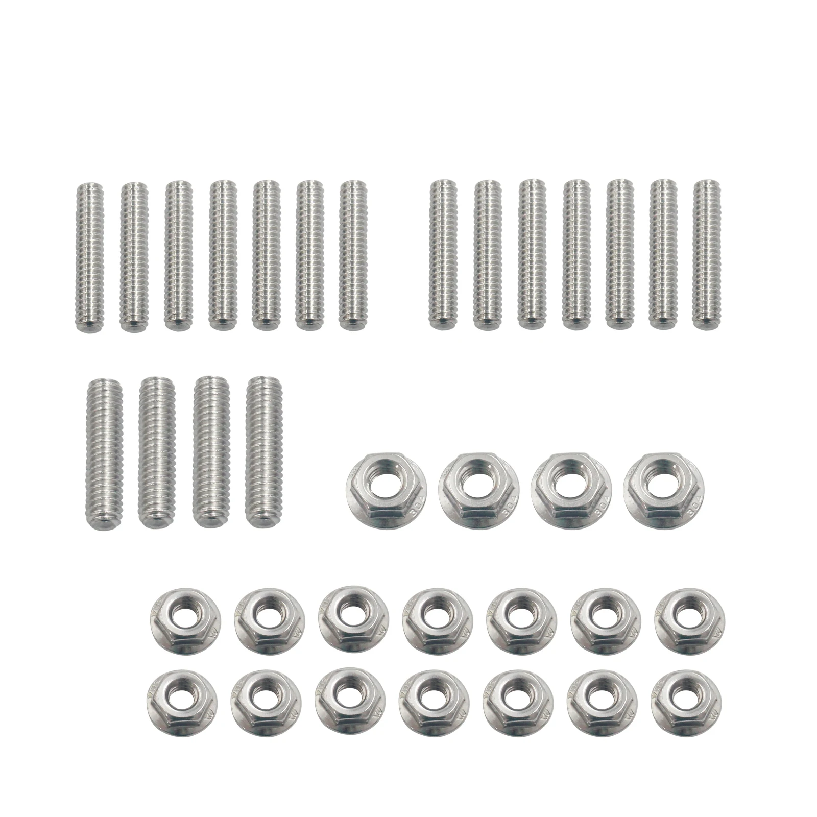 SBC Oil Pan Stud Kit Bolts Stainless Steel Kit For Small Block Chevy