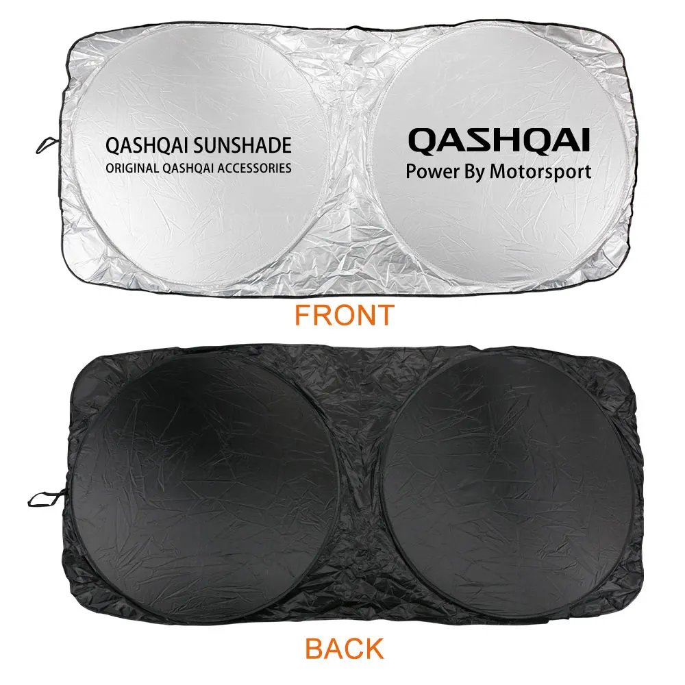 Pare-soleil Pour Nissan Qashqai J11 (2014-2021) - Modèle Amélioré Avec Sac De Rangement - Protection UV Et Contrôle Température - 9