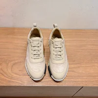 New 2025 Special Soft Offer Black Round Head Sneakers Cover Heels Single Lace Shoes Spring Outer Thick Bottom 1