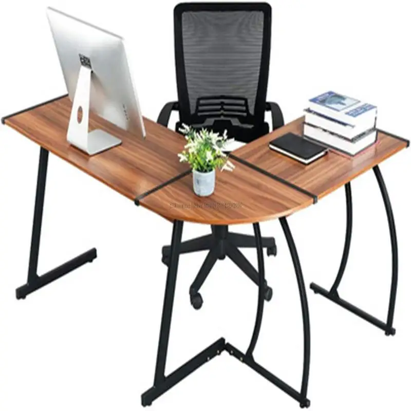 Home Office Desktop Computer Desk Furniture L-shaped Corner Desk Writing Desk Furniture Work Standing Desk