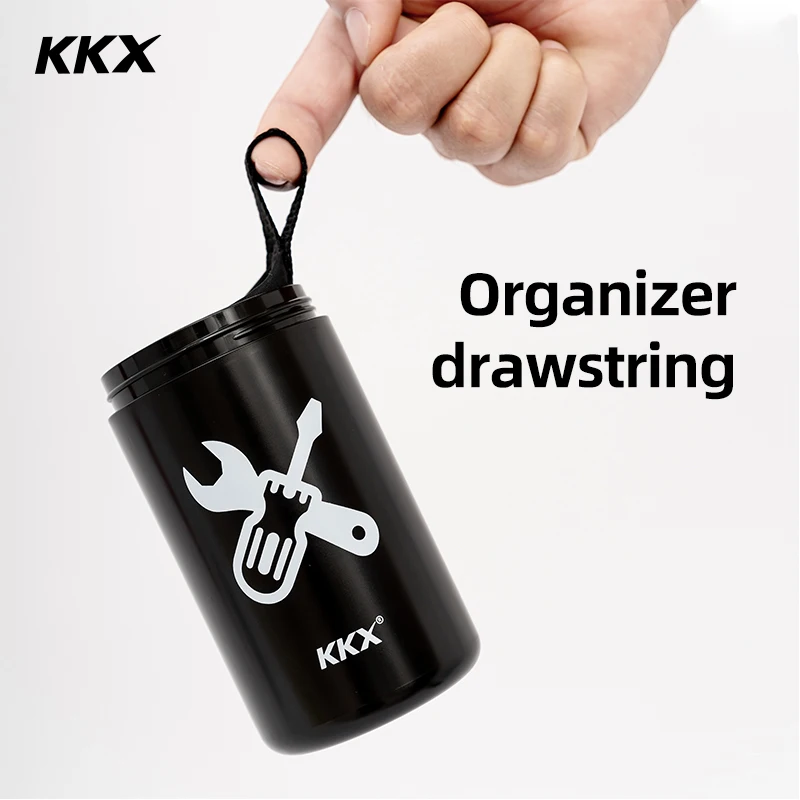 KKX Contenitore Portaoggetti per Portaborraccia da Bici, per Esterni, per Chiavi, Kit di Riparazione, Occhiali e Attrezzi per Bici - immagine 4