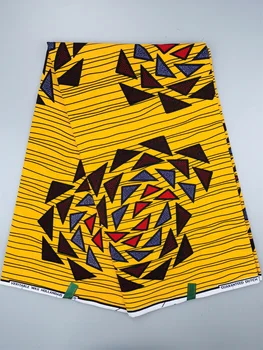 2025 New African Wax orginal Fabric 100% Cotton Material Nigerian Ankara Block Prints Batik High Quality Sewing Cloth Hot Sale 1